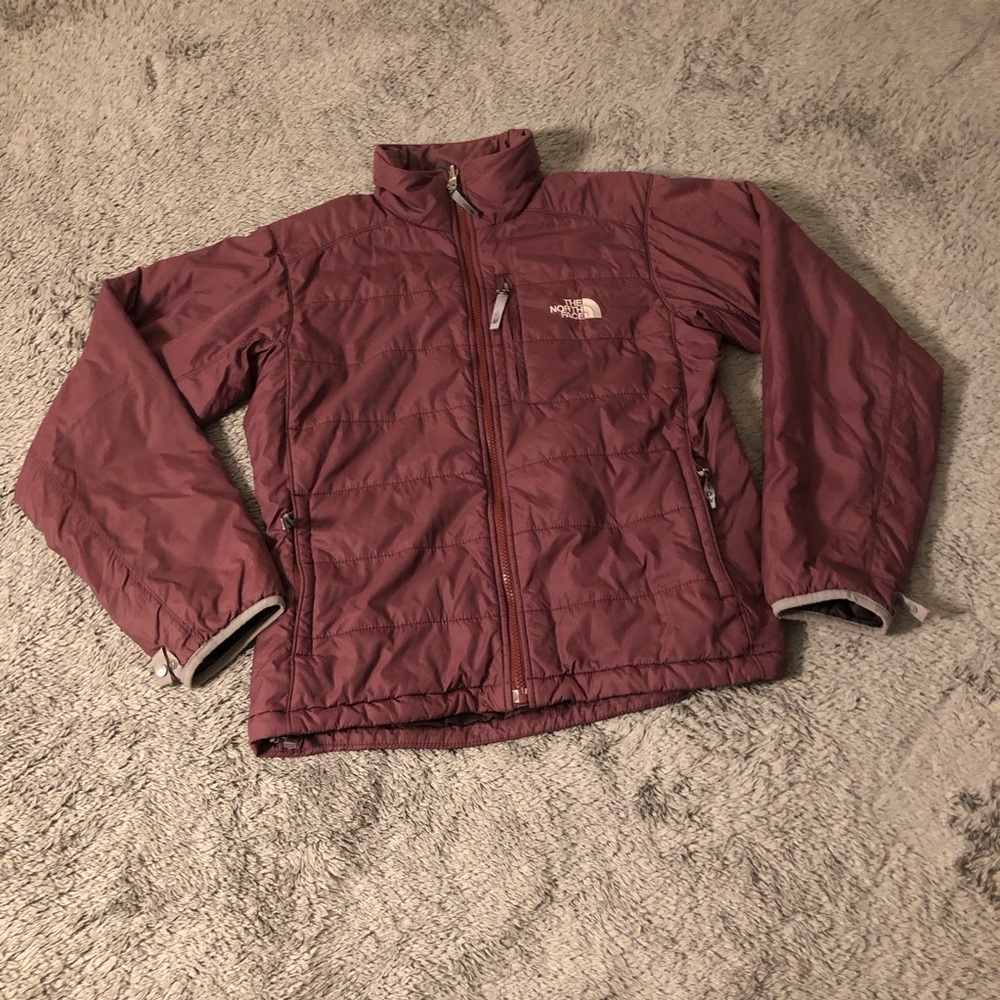 The North Face Women's Puffer Jacket - Burgundy - Picture 2 of 10